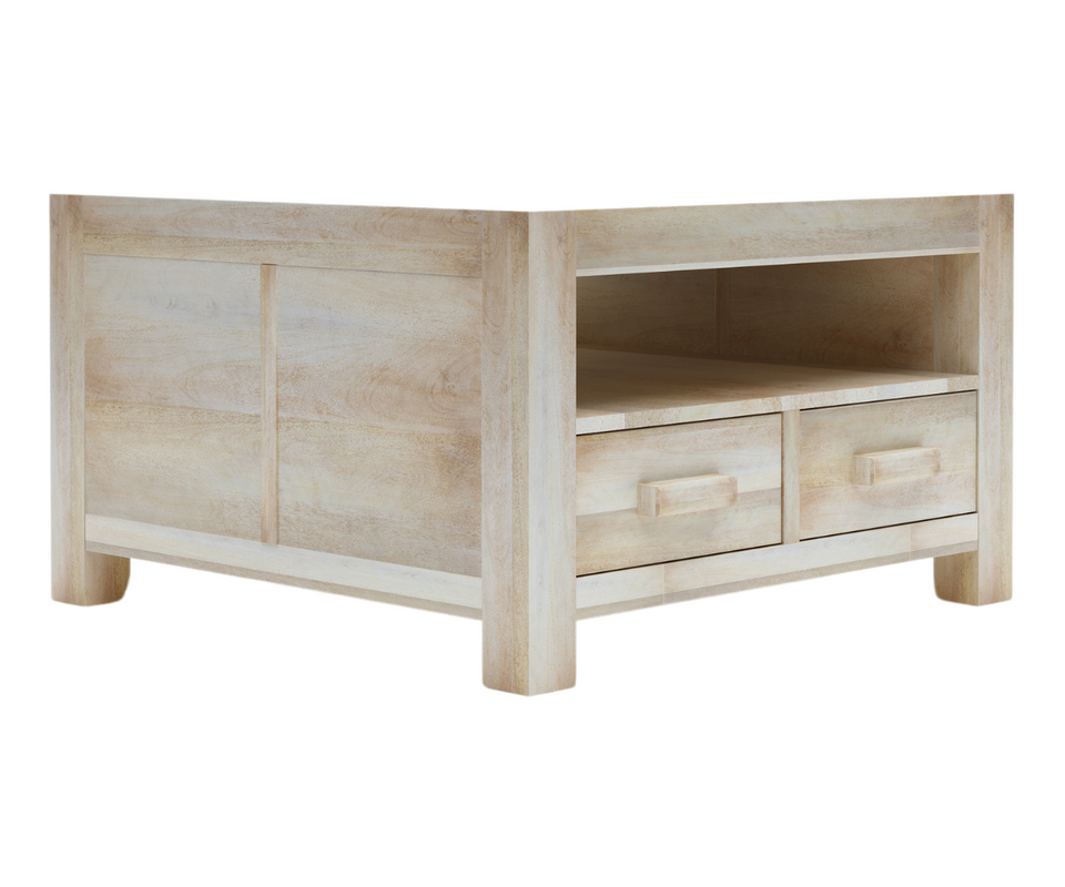 Clifton Solid Wood Square Coffee Table