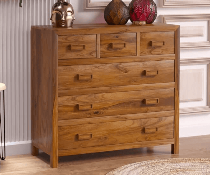 Zephyr Solid Wood Drawer Chest