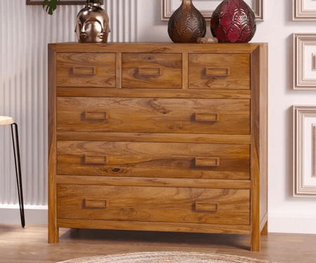 Zephyr Solid Wood Drawer Chest