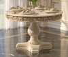 Zyvra Luxury Solid Wood Round Dining Table