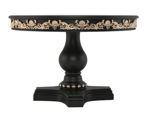 Zyvra Luxury Solid Wood Round Dining Table