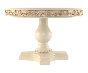 Zyvra Luxury Solid Wood Round Dining Table