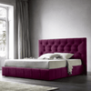 Voyage Upholstered Bed in Purple Colour With Box Storage
