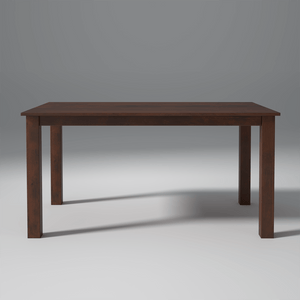 Oliver Mango Wood Dining Table 4 Seater In Walnut Finish