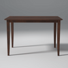 Redzepi Mango Wood Dining Table in Walnut Finish ( 4 Seater)