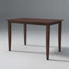 Ducasse Mango Wood Dining Table 6 Seater In Walnut Finish