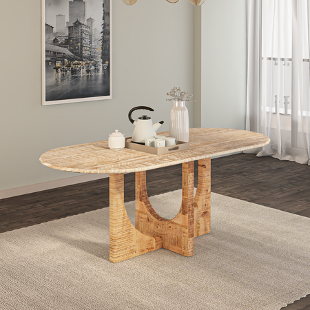 Careme Feast Dining Table 4 Seater in Mango Wood