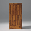 Arcadia Sheesham Wood Wardrobe In Light Honey