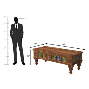 Keller Sheesham Wood Dining Table Set 6 Seater In Reddish Rosewood