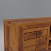Arcadia Sheesham Wood TV Unit In Light Honey