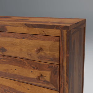 Arcadia Sheesham Wood Dresser In Light Honey 6 drawers