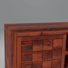 Pluto Sheesham Wood TV Unit In Reddish Rosewood