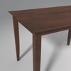 Redzepi Mango Wood Dining Table in Walnut Finish ( 4 Seater)