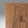 Glint Bar Mango Wood Cabinet in Natural Finish