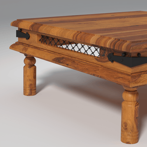 Roastroot Sheesham Wood Coffee Table In Light honey