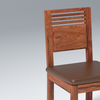 Velour Sheesham Wood Set of 2 Dining Chair In Reddish Walnut Color