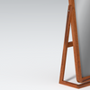Dusk Sheesham Wood Mirror Frame in Honey Brown Color