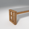 Garten Acacia Wood Dining Table with Natural Finish