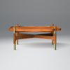 Barblend Coffee Table in Light Honey Colour With Stool