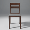Redzepi Mango Wood Set of 2 Chair In Walnut
