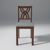 Oliver Mango Wood Set of 2 Chair In Walnut Finish