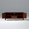 Solstice Sheesham Wood TV Unit in Dark Maharani Colour