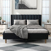 Exaltus King size Upholstered Bed Without Box Storage