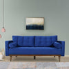 Kasur 3 Seater Sofa in Blue Colour