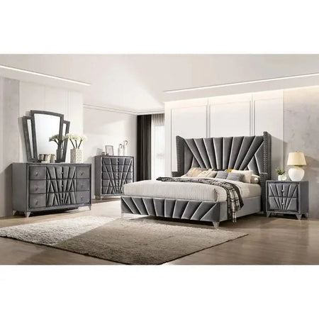 Oakhurst Upholstered Bed With Box Storage