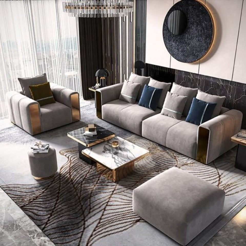 Souprava 3 Seater Sofa in grey colour