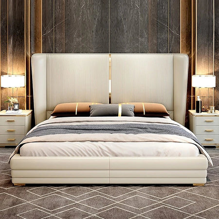 Grandiose Upholstered Bed With Box Storage
