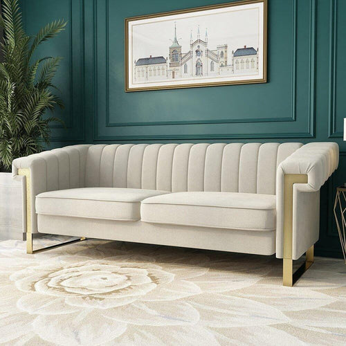 Artisanal 3 Seater Sofa in Grey colour