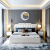 Elysium Upholstered Bed in Beige Colour With Box Storage