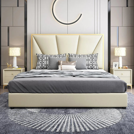 Arborstone Upholstered Bed With Box Storage