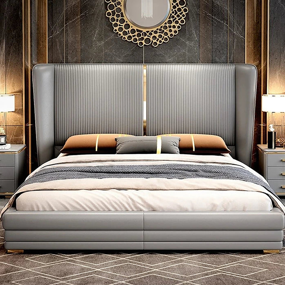 Grandiose Upholstered Bed With Box Storage