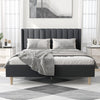 Exaltus King size Upholstered Bed Without Box Storage