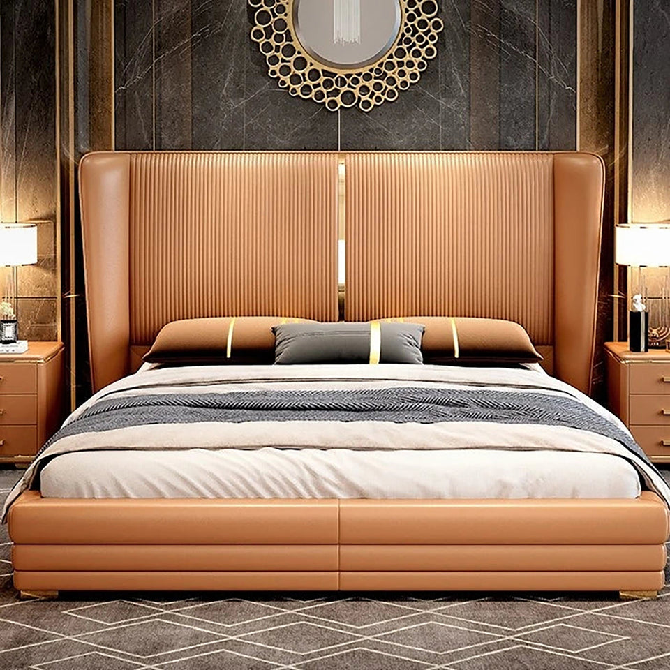 Grandiose Upholstered Bed With Box Storage