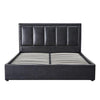 Sylvin Upholstered Bed in matt black Colour With Box Storage