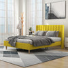 Exaltus King size Upholstered Bed Without Box Storage