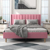 Exaltus King size Upholstered Bed Without Box Storage