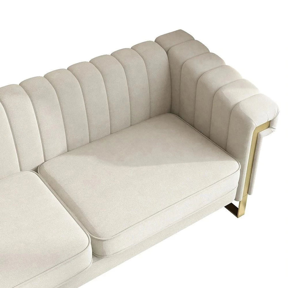 Artisanal 3 Seater Sofa in Grey colour