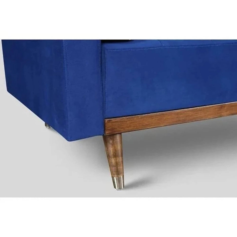 Kasur 3 Seater Sofa in Blue Colour