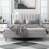 Exaltus King size Upholstered Bed Without Box Storage