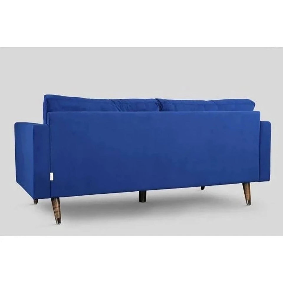 Kasur 3 Seater Sofa in Blue Colour