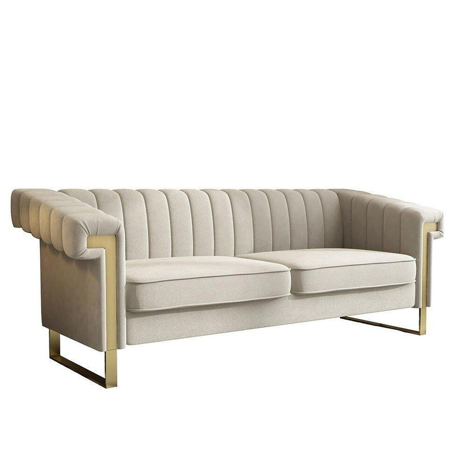 Artisanal 3 Seater Sofa in Grey colour
