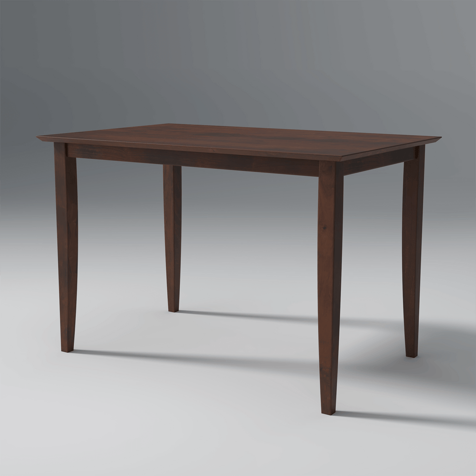 Redzepi Mango Wood Dining Table in Walnut Finish ( 4 Seater)