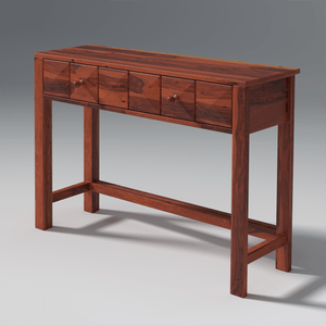 Pluto Sheesham Wood Console Reddish Rosewood