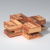 Perk Sheesham Wood Coffee Table In Light Reddish Honey Color