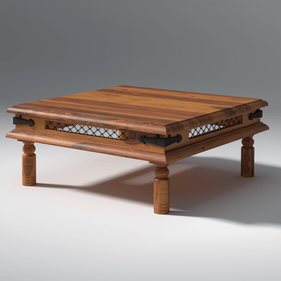 Roastroot Sheesham Wood Coffee Table In Light honey