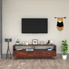 Cosmos Sheesham Wood TV Unit in Dark Maharani Colour